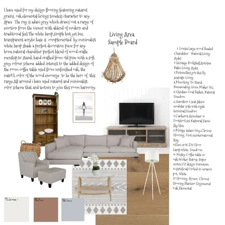 Living Area Interior Design Mood Board by Baylisse on Style Sourcebook
