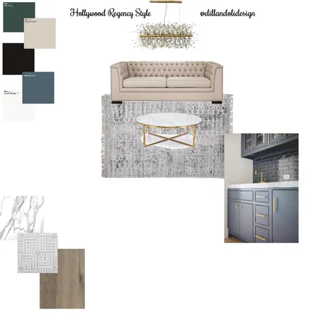 Hollywood Regency Mood Interior Design Mood Board by Dillandolidesign on Style Sourcebook