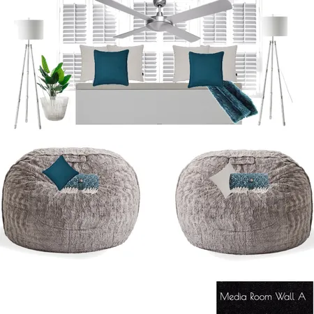 Media Room Wall A Interior Design Mood Board by Bass and Wade Home Interior Solutions on Style Sourcebook