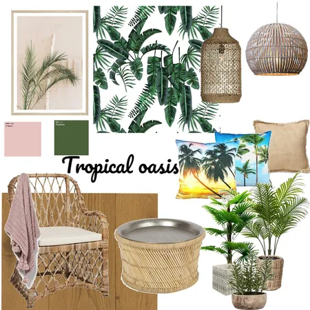 Tropical oasis Interior Design Mood Board by Stephanievanbrakel on Style Sourcebook