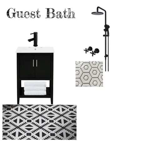 Gerber guest bath Interior Design Mood Board by KerriBrown on Style Sourcebook