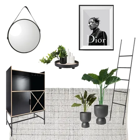 black and white Interior Design Mood Board by brontebehns on Style Sourcebook