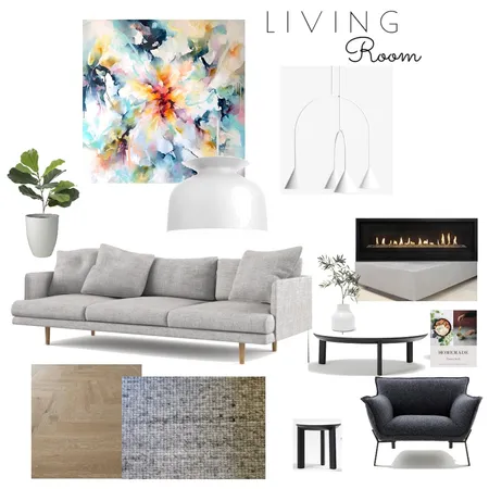 Living Room Ideas Pendant Interior Design Mood Board by melaniem on Style Sourcebook