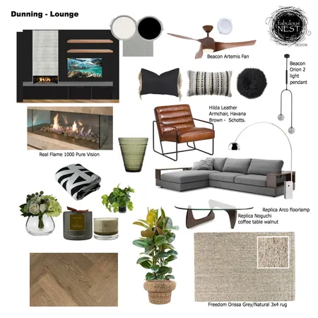 Dunning - Lounge Moodboard Interior Design Mood Board by fabulous_nest_design on Style Sourcebook