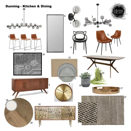 Dunning - Dining Interior Design Mood Board by fabulous_nest_design on Style Sourcebook