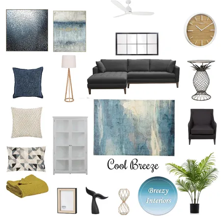 Cool Breeze Interior Design Mood Board by Breezy Interiors on Style Sourcebook