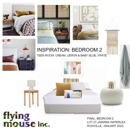Jasmina Bedroom 2 Interior Design Mood Board by Flyingmouse inc on Style Sourcebook