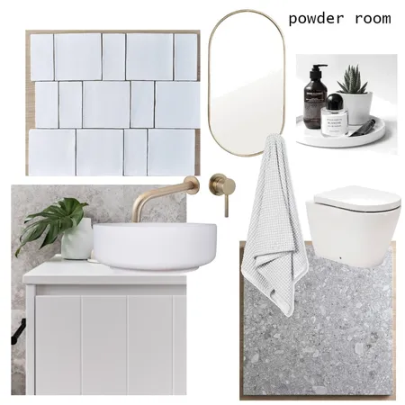 Powder Room Interior Design Mood Board by bekjones on Style Sourcebook