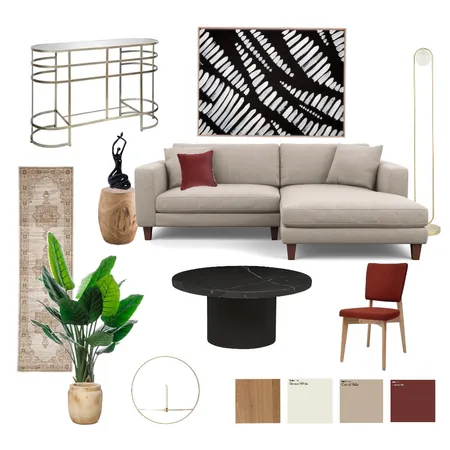 Red tones Interior Design Mood Board by cleophee3 on Style Sourcebook