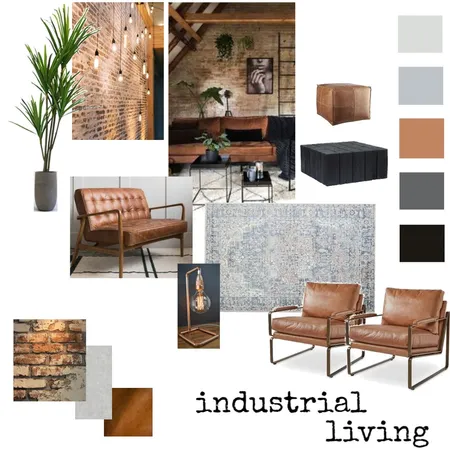 Industrial mood board Interior Design Mood Board by RobertaDiFa on Style Sourcebook