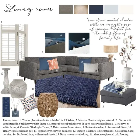 Mod 9 Living v2 Interior Design Mood Board by sarahcrichton on Style Sourcebook