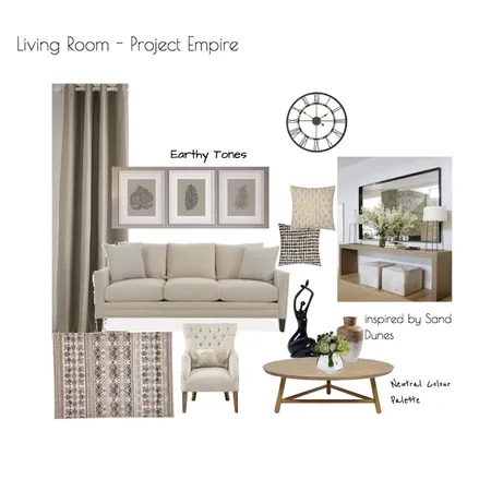 Project Empire- living Room Interior Design Mood Board by MeilingA on Style Sourcebook