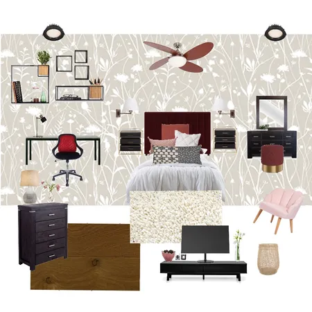 Red room Interior Design Mood Board by Emsgdlsg on Style Sourcebook
