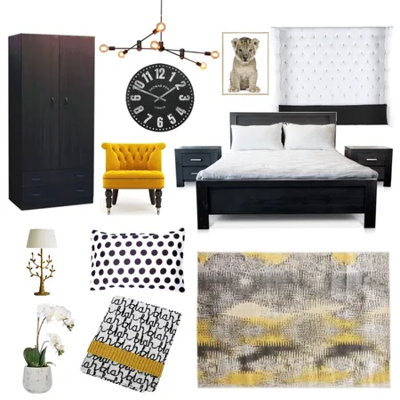Happy White Bedroom Interior Design Mood Board by yeb123 on Style Sourcebook