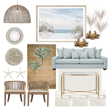 Module 3- Hamptons Light Interior Design Mood Board by Phoebed on Style Sourcebook
