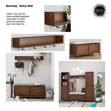 Dunning - Entry Hall Interior Design Mood Board by fabulous_nest_design on Style Sourcebook