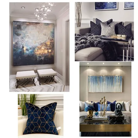 Living room - Blue Interior Design Mood Board by AlexandraJarman on Style Sourcebook