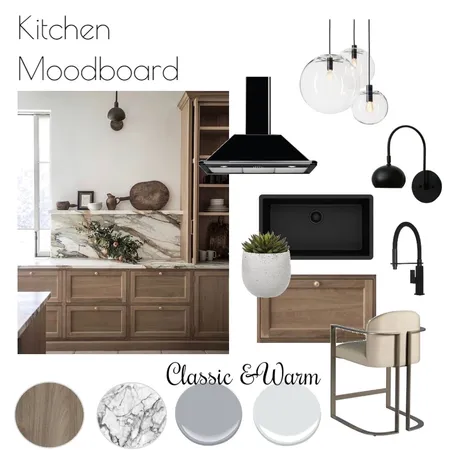 Classic Kitchen Interior Design Mood Board by HeidiMM on Style Sourcebook