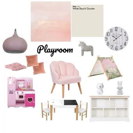 Pink dreams Playroom (ass 9) Interior Design Mood Board by CheyenneCarmichael on Style Sourcebook