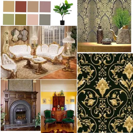 victorian era Interior Design Mood Board by aqsa_marfani on Style Sourcebook
