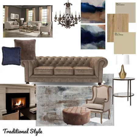 Traditional Style Interior Design Mood Board by NomaMvere on Style Sourcebook
