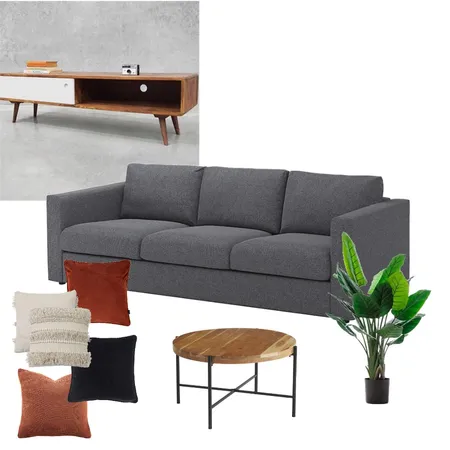 Earthy tone living room Interior Design Mood Board by horsup on Style Sourcebook