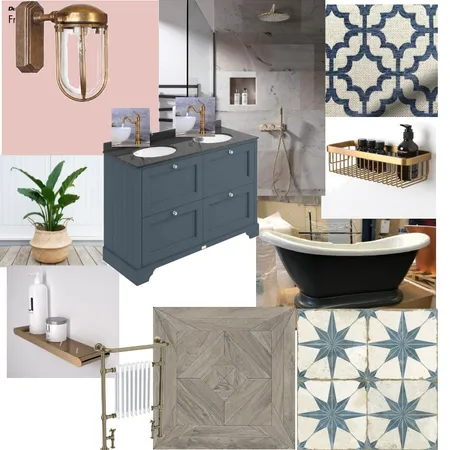 Meadow Cottage Ensuite Interior Design Mood Board by OceantoAlps on Style Sourcebook