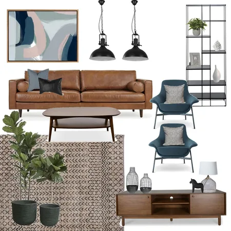 retro livingroom Interior Design Mood Board by hadasbe on Style Sourcebook