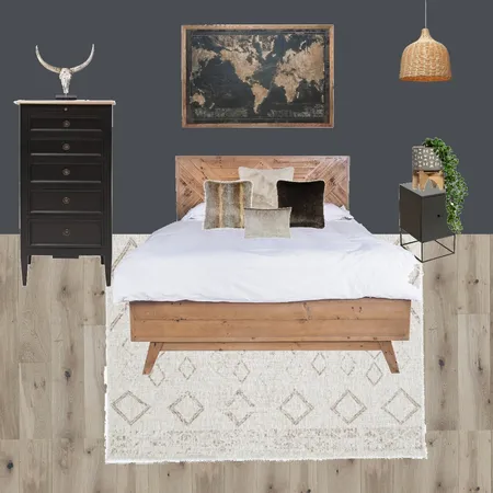Nick's Bedroom Interior Design Mood Board by rebeccamandal on Style Sourcebook