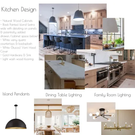 967 Draughon Kitchen &amp; Light Fixtures Interior Design Mood Board by megtimmons on Style Sourcebook