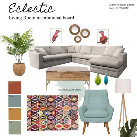 Ecletic REBEKAH Interior Design Mood Board by dianaalcantaraj on Style Sourcebook