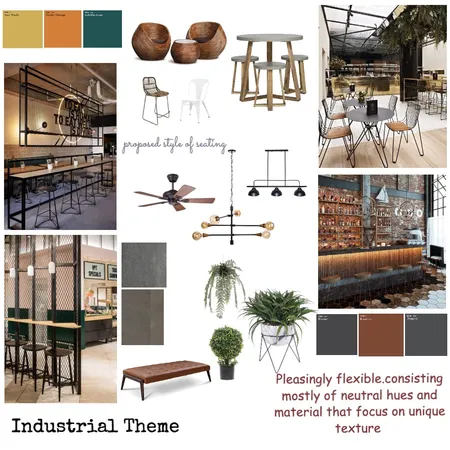 cafe 1 Interior Design Mood Board by koushika on Style Sourcebook
