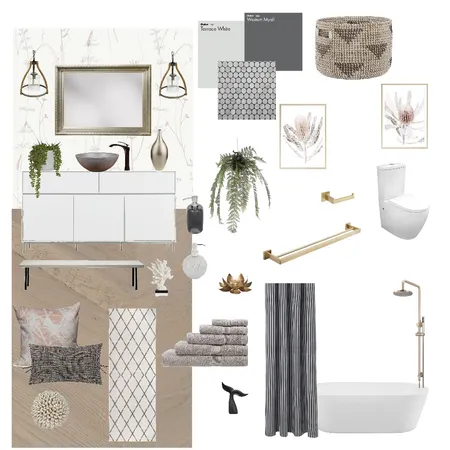 bathroom1 Interior Design Mood Board by ADORN STYLING INTERIORS on Style Sourcebook