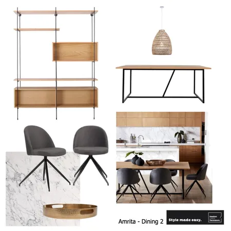 Amrita -  Dining V3 Interior Design Mood Board by fabulous_nest_design on Style Sourcebook