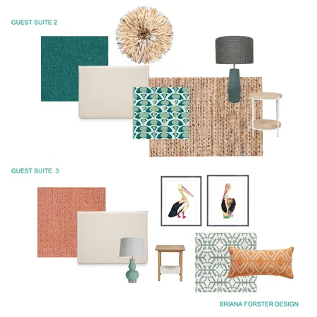 SEASCAPES - GUEST SUITES Interior Design Mood Board by Briana Forster Design on Style Sourcebook