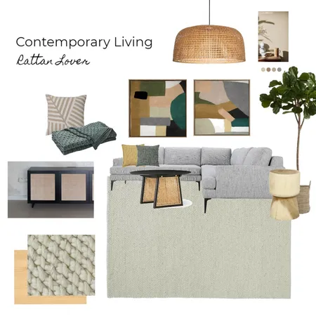 Rattan Lover Interior Design Mood Board by Rozina on Style Sourcebook