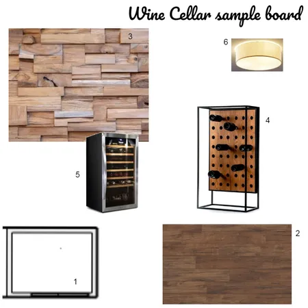Wine cellar sample board Interior Design Mood Board by iva.petrova92 on Style Sourcebook
