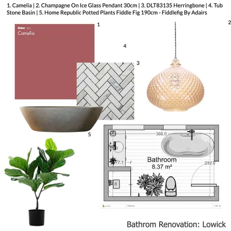 Bathroom Renovation: Lowick Interior Design Mood Board by KatieK14 on Style Sourcebook