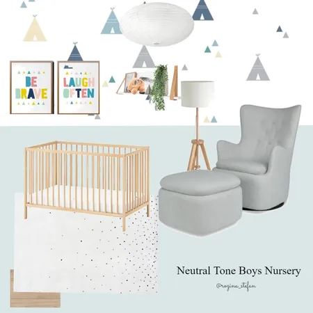 Baby Boy Nursery Room Interior Design Mood Board by Rozina on Style Sourcebook