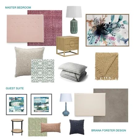 22 SWAY - BEDROOM S Interior Design Mood Board by Briana Forster Design on Style Sourcebook