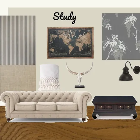 Study Mood Board Interior Design Mood Board by MyHappySpace on Style Sourcebook