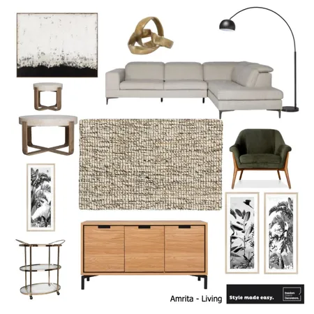Amrita - Lounge 2 Interior Design Mood Board by fabulous_nest_design on Style Sourcebook