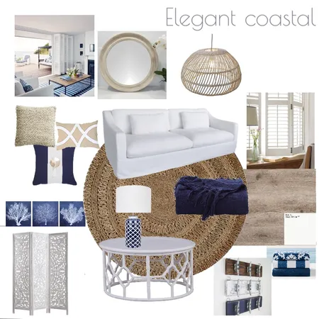Elegant coastal Interior Design Mood Board by Vanessak on Style Sourcebook