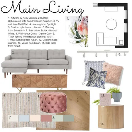 Bush blush living Interior Design Mood Board by JCStylingandDesign on Style Sourcebook