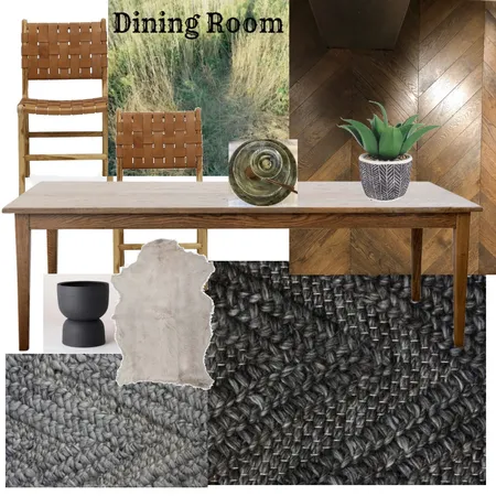 Lodge Style Dining Room Interior Design Mood Board by hebb on Style Sourcebook