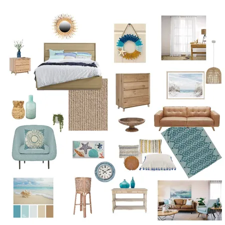 Beach Cottage house Interior Design Mood Board by ANED on Style Sourcebook