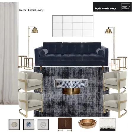Dogra - Formal Living 2 Interior Design Mood Board by fabulous_nest_design on Style Sourcebook