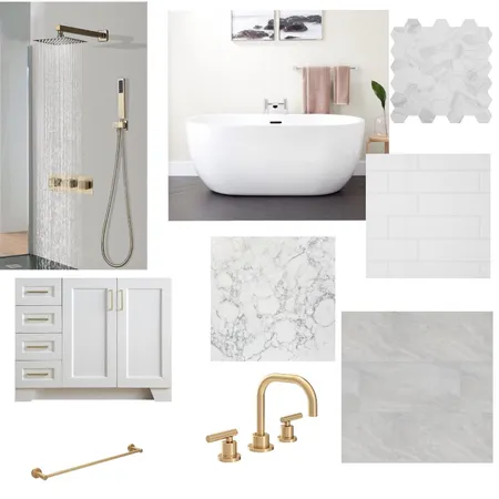 Master Bathroom McBath Interior Design Mood Board by maloriemcbath on Style Sourcebook