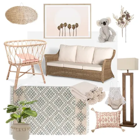 Blush baby Interior Design Mood Board by Oleander & Finch Interiors on Style Sourcebook