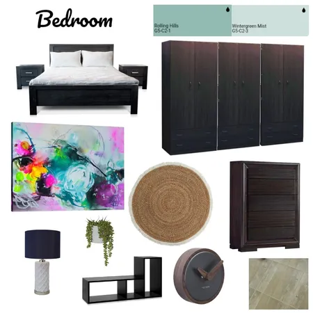 Bedroom Sample Board Interior Design Mood Board by Monique1994 on Style Sourcebook